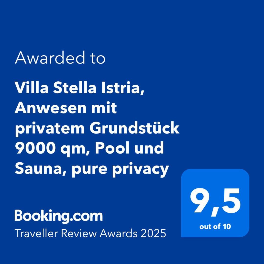 Luxury Villa In Istria - 9,000 Sqm Private Estate With Pool & Sauna, 15 Min To Sea, Near Fazana, 3 Bedrooms Juršići Eksteriør billede